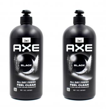 Duschgel Axe Black 3in1 Body Wash Spender XXL , 2x900ml EAN8720181750410