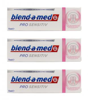 Blend-a-med Pro Sensitiv Zahnpasta Zahncreme , 3x75ml EAN8001090516190