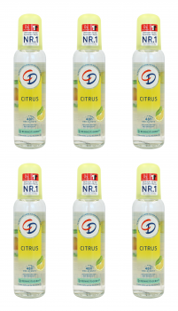 CD Citrus Deodorant Deo Pump Spray Deo Zerstäuber , 6x75ml EAN4045612007944