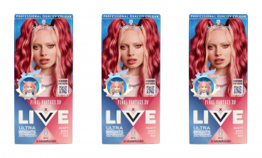 3x Schwarzkopf Live Ultra Brights Dusty Rose 025 EAN4015100863147