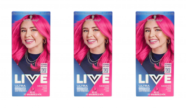 3x Schwarzkopf Live Ultra Brights Shocking Pink 093 EAN4015100763744