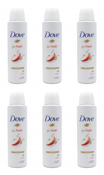 Dove go fresh Apfelduft Deo Spray Anti-Transpirant , 6x150ml EAN8720181443589