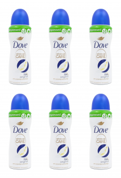 Dove Orginal Compressed Anti-Transpirant Deo Spray Reisegröße , 6x100ml EAN8720181299926