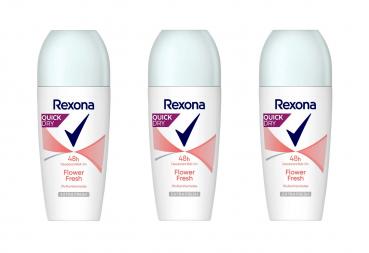 Rexona Women Flower Fresh Deo Roll-on , 3x50ml EAN59095637