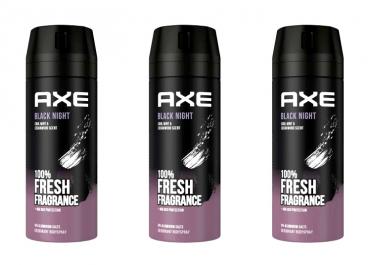 Axe Deospray Black Night Deodorant Bodyspray , 3x150ml EAN8710447484296