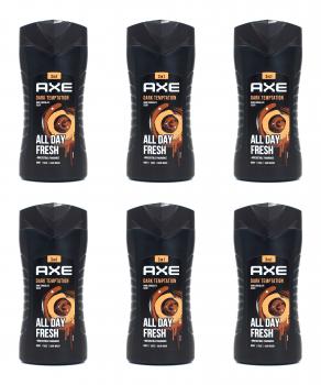 Axe Dark Temptation All Day Fresh Duschgel Body Wash , 6x250ml EAN8710447276570