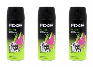 Axe Deospray Epic Fresh Deodorant Bodyspray , 3x150ml EAN8720181192098