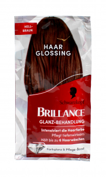 Schwarzkopf Brillance Haar Glossing Hellbraun Glanz-Behandlung , 1x30ml EAN4015100811971