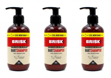 BRISK for men Bart Shampoo , 3x200ml EAN4045612009146