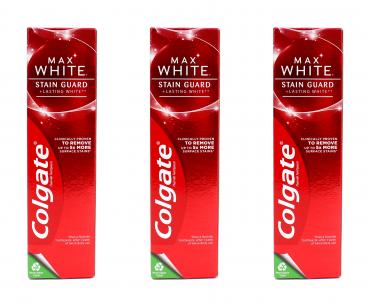 Colgate Max White Stain Guard Zahnpasta Zahncreme , 3x75ml EAN8718951432635