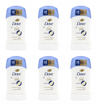 Dove Advanced Care Orginal Anti-Transpirant Deo-Stick , 6x50ml EAN59099604