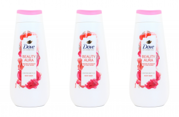 Dove Beauty Aura Body Wash Duschcreme , 3x225ml EAN8720181797927