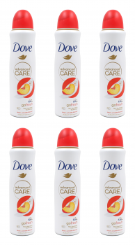 Dove Advanced Care Go Fresh Deo Spray Pfirsich Weiße Blüte , 6x150ml EAN8720181443565