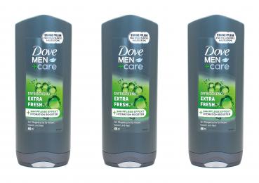 Dove Men +Care Erfrischend Extra Frisch Pflegedusche , 3x400ml EAN8720181302022
