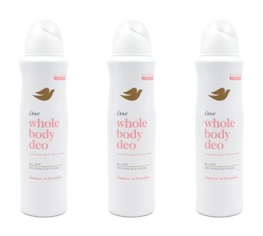 Dove Whole Body Deo Spray Sensitiv Himbeer- & Rosenduft , 3x150ml EAN8720181595165