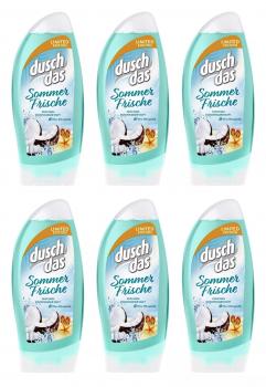 duschdas Sommerfrische Duschgel Kokoswasser-Duft , 6x250ml EAN8720181117190