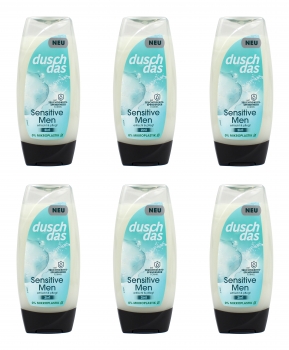 duschdas Sensitive Men Duschgel , 6x225ml EAN8720181400230