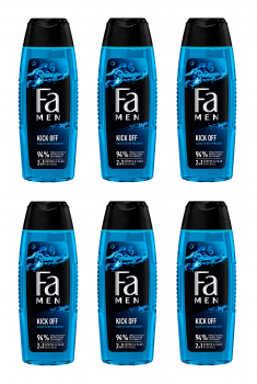 FA Men 2in1 Körper & Haar Duschgel Kick Off , 6x250ml EAN4015100428063