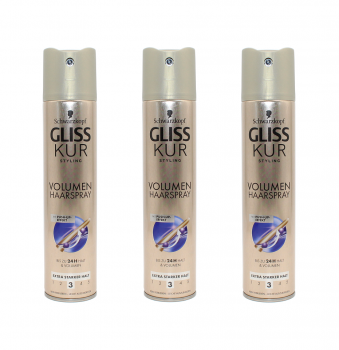 Gliss Kur Styling Volumen Haarspray , 3x250ml EAN4015000535748