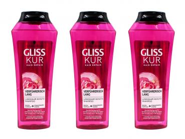 Gliss Kur Shampoo Verführerisch Lang , 3x250ml EAN4015100335385