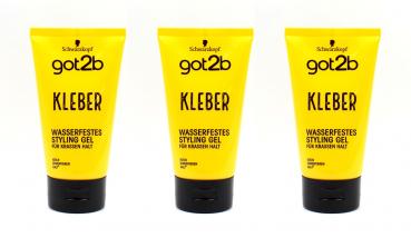 got2b Kleber Wasserfestes Styling Gel , 3x150ml EAN4015100215687