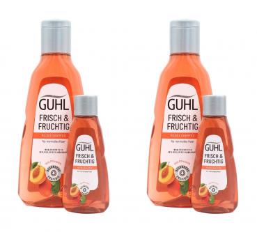 Guhl Frisch & Fruchtig mildes Shampoo , 2x(250ml + 50ml) EAN4072600382349