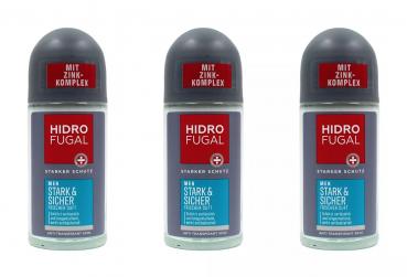 HidroFugal Men Stark & Sicher Anti-Transpirant Deo Roll , 3x50ml EAN42439288