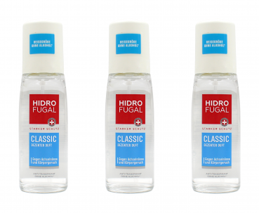 HidroFugal Classic Deo Zerstäuber Deo Pump Spray , 3x75ml EAN4006000079615