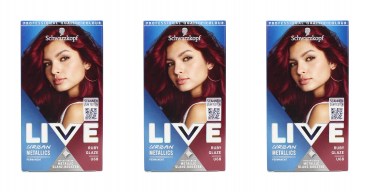 3x Schwarzkopf Live Urban Metallics U68 Ruby Glaze EAN4015100816921