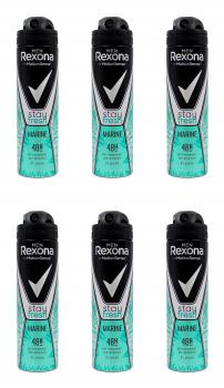 Rexona Men Stay Fresh Marine Deo Spray , 6x150ml EAN8710847864919