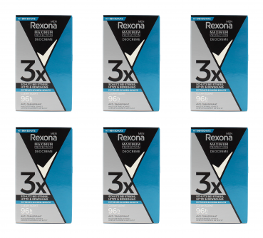 Rexona Men Maximum Protection Clean Scent Deocreme Stick , 6x45ml EAN8718114202402