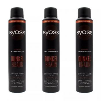 Syoss Farbiges Trockenshampoo Dunkelbraun , 3x200ml EAN4015100722284