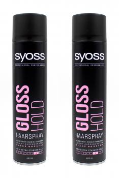 Syoss Gloss Hold Haarspray , 2x400ml EAN4015100190588