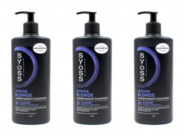 Syoss Intense Blonde Farbpigment Shampoo , 3x440ml EAN4015100860405