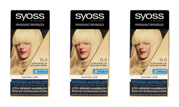 3x Syoss Intensiv-Aufheller 13-0 Ultra Aufheller , EAN4015100324044