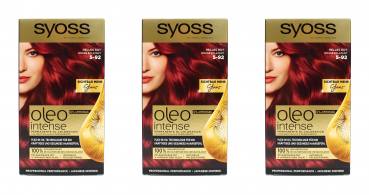 Syoss oleo permanente öl-coloration 5-92 Helles rot , 3er Pack EAN4015100311174
