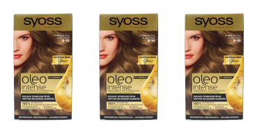 Syoss oleo permanente öl-coloration 6-10 Dunkelblond , 3er Pack EAN4015100310979
