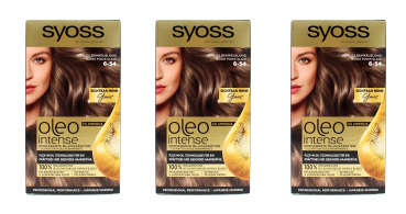 Syoss oleo permanente öl-coloration 6-54 Kühles Dunkelblond , 3er Pack EAN4015100747829