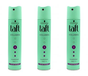 Schwarzkopf Taft Volumen Haarspray Halt 3 , 3x250ml EAN4015100437225