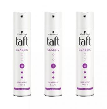 Schwarzkopf Taft Classic Haarspray Halt 3 , 3x250ml EAN4015100437324