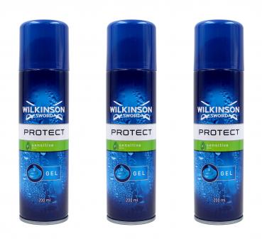 Wilkinson Protect Sensitive Rasiergel , 3x200ml EAN4027800120703