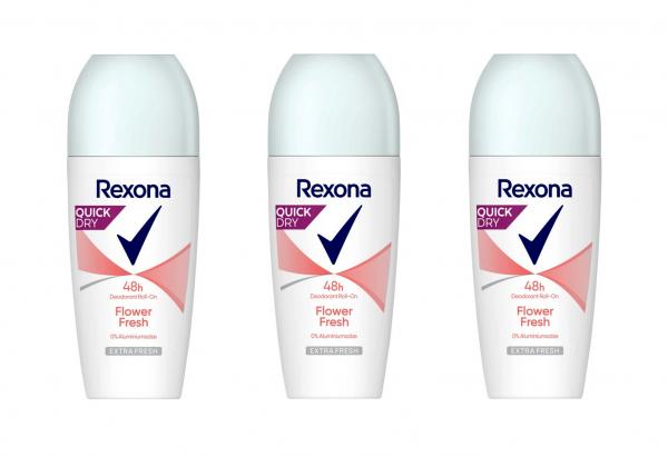 Rexona Women Flower Fresh Deo Roll-on , 3x50ml EAN59095637