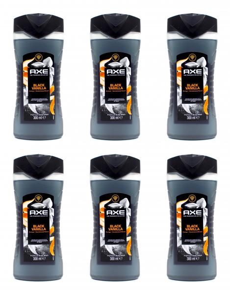 Duschgel Axe Black Vanilla , 6x300ml EAN8720181423437