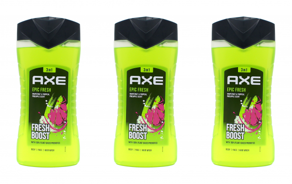 Duschgel Axe 3in1 Epic Fresh , 3x250ml EAN 8720181204081