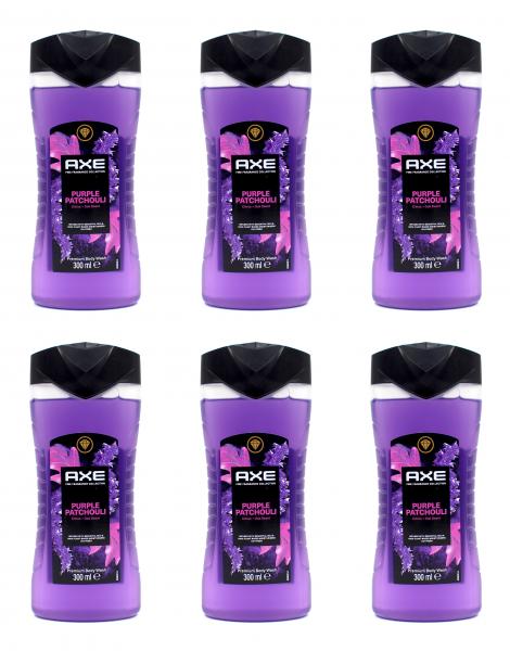 Duschgel Axe Purple Patchouli , 6x300ml EAN8720181423468
