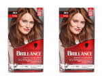 2x Schwarzkopf Brillance Intensiv-Color-Creme 864 Rehbraun EAN4015100441406