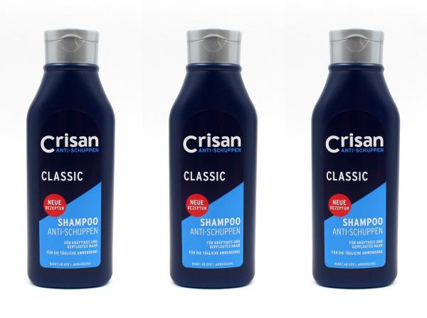 CRISAN Anti-Schuppen Classic Shampoo , 3x250ml EAN5000468000005