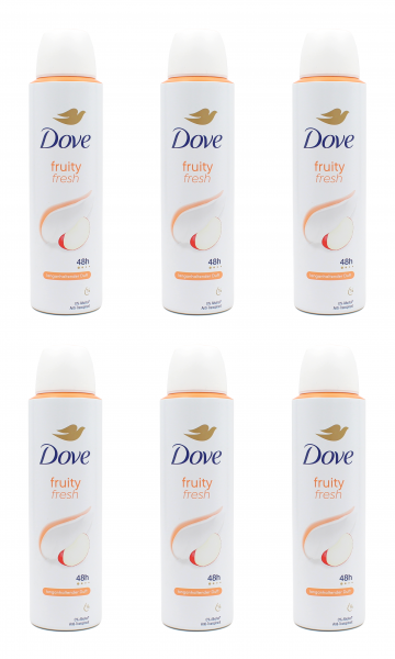 Dove Fruity Fresh Apfel Deo Spray Anti-Transpirant , 6x150ml EAN8720181566813