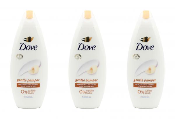 Dove Pflegedusche Gentle Pamper Shower gel , 3x250ml EAN8720181471551