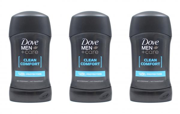 Dove Men +care Antitranspirant Deostick Clean Comfort , 3x50ml EAN96081754